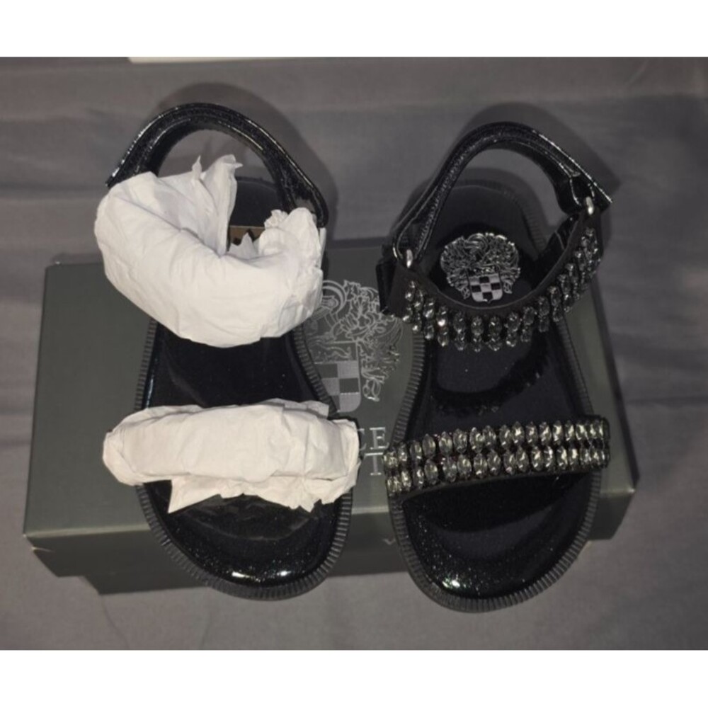 Vince Camuto Black Fancy Sandals Dress Shoes Size 6 VCSAH0114 New $40 NIB